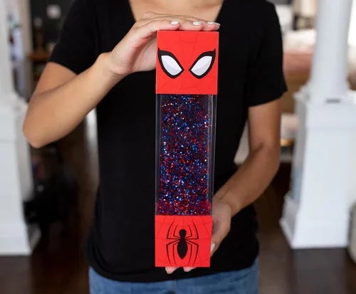 Miniatura 4 de Lámpara de mesa USB Marvel Spider-Man con luz LED de destellos Lámpara de mesita de noche para dormitorio, escritorio, sala de estar Artículos