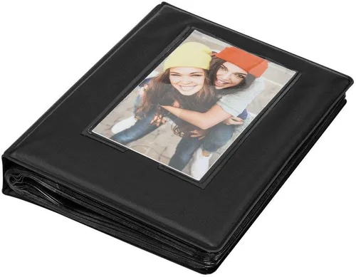 Miniatura 2 de Zink Álbum de fotos de 2 x 3 pulgadas, mini álbum de fotos de 64 bolsillos con cubierta transparente de ventana para papel fotográfico Zink Zero Ink