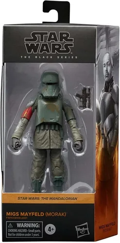 Miniatura 9 de STAR WARS The Black Series Migs Mayfeld (Morak) Figura de acción coleccionable de The Mandalorian a escala de 6 pulgadas, niños a partir de 4 años