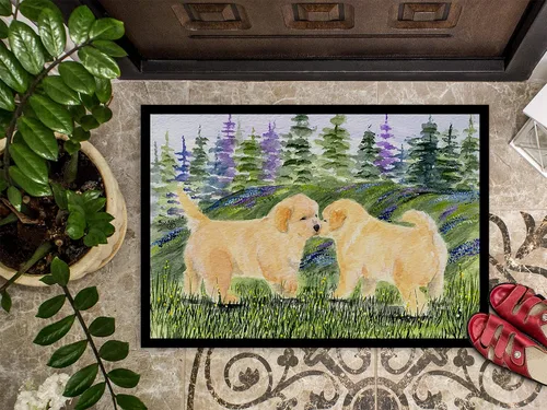 Miniatura 3 de Caroline's Treasures SS8102JMAT - Felpudo dorado Retriever de 24 x 36 pulgadas, para interiores y exteriores, para entrada, antideslizante, lavable