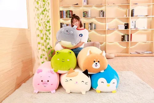 Miniatura 3 de Almohada de peluche Shiba Inu de 8 pulgadas de largo para abrazar, almohada de peluche, regalo de anime abrazable para niños y amantes