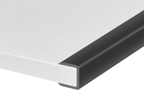 Miniatura 30 de Borde de goma protector autoadhesivo para chapa, material de etileno propileno dieno, ajuste de 1/16 pulgadas (1.6 mm), longitud 10 pies