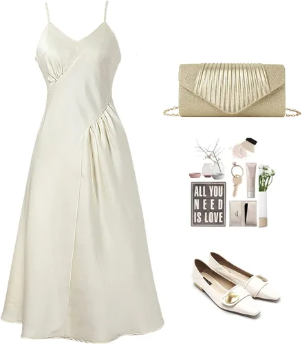Miniatura 6 de Bolso de mano de noche con purpurina brillante con cadena, bolso para ocasiones especiales para bodas, fiestas, bailes de graduación