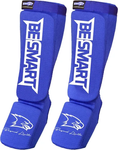 Miniatura 10 de Be Smart Espinilleras de Muay Thai MMA Kickboxing para Niños, Adultos, Jóvenes, Hombres y Mujeres, Protector de Empeine para Entrenamiento, Equipo