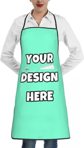 Miniatura 28 de Delantal personalizado con logotipo de imagen, nombre de texto, delantales de cocina personalizados para chef para hombres y mujeres