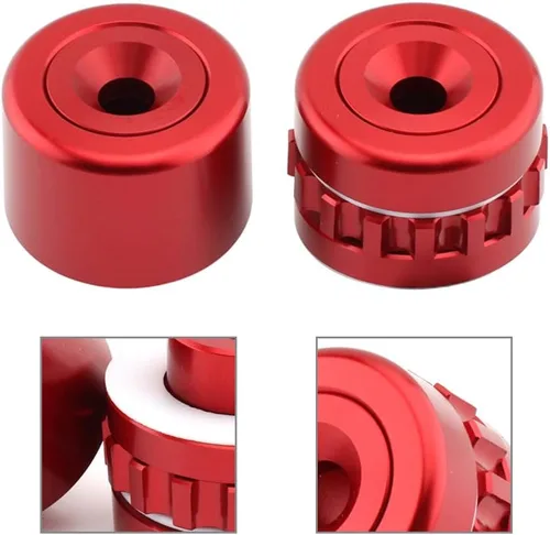 Miniatura 2 de FSFY Cerradura del acelerador Control de crucero Abrazadera del acelerador Barra de extremo para BMW F800GT F650GS F900XR, rojo