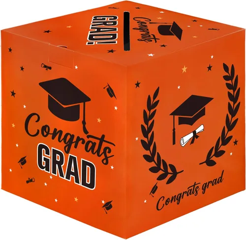 Miniatura 8 de Caja de tarjetas de graduación, decoraciones de fiesta de graduación 2026, cajas de tarjetas para graduación 2026, soporte para caja de graduación