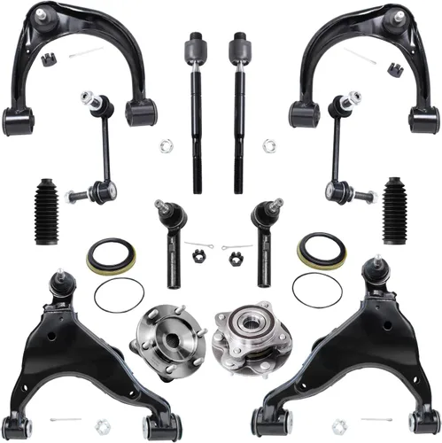 Miniatura 80 de Detroit Axle - Kit de extremo delantero RWD para Chrysler 300 Dodge Challenger Charger Upper Lower Control Arms rótulas de rodamiento de rueda Bujes