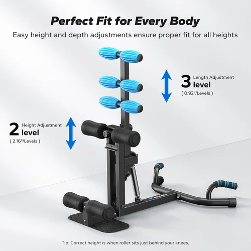 Miniatura 6 de MERACH Deep Squat Machine for Women, Adjustable Glutes Trainer Machine, Core & Leg Exercise, Push Up Board Workout Equipment at Home Gym