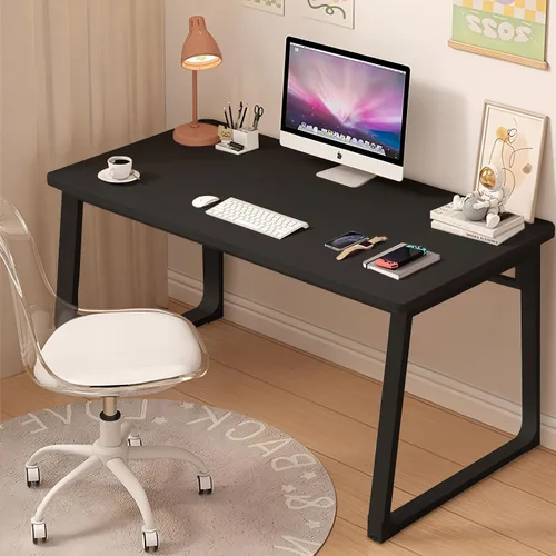 Miniatura 12 de Escritorio de Computadora de Estilo Moderno Simple para Oficina en Casa, Mesa de Escritura Pequeña de 47.2 Pulgadas para Escritorio o Dormitorio