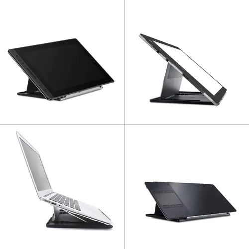 Miniatura 5 de HUION Soporte ajustable multiángulo portátil de escritorio para monitor de dibujo gráfico de 10-15.6 pulgadas, pantalla de bolígrafo, adecuado