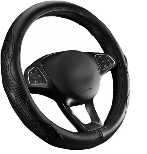 Funda de cuero para volante de mujer para Toyota, Acura, Audi, BMW, Buick, Cadillac, Chevroler, Chrysler, Dodge, Ford, GMC, Honda, Jaguar, Jeep,
