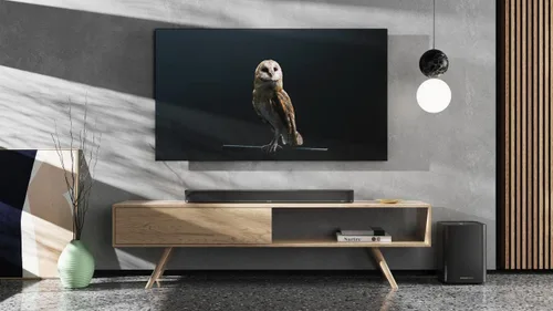 Miniatura 3 de Sennheiser AMBEO Soundbar Plus para TV y música con sonido envolvente 3D inmersivo, configuración de altavoces virtuales 7.1.4, subwoofers dobles