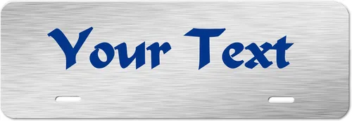 Miniatura 10 de Carpe Diem Designs placa frontal personalizable para matrícula/tocador, fabricada en Estados Unidos., Aluminio