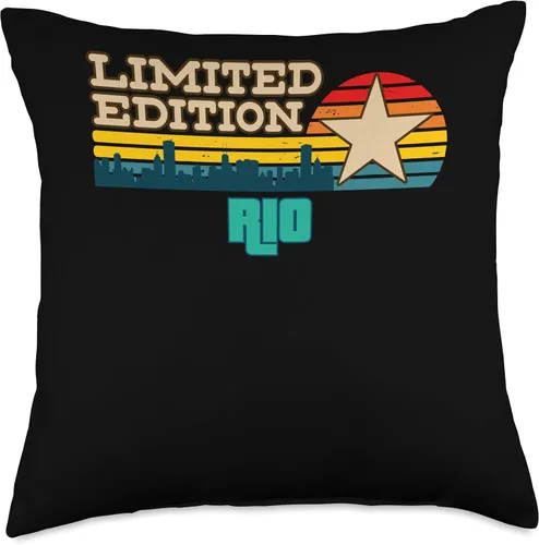 Miniatura 4 de Limited Edition Lou Retro Radio Cassette Name Throw Pillow