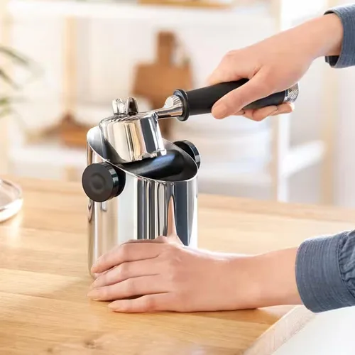 Miniatura 4 de De'Longhi Caja de golpe para posos de café y espresso, eliminación fácil y sin desorden de la pastilla de café, barra extraíble y base