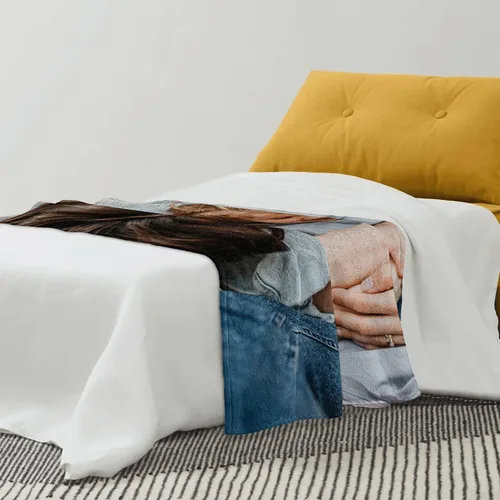 Miniatura 5 de Mantas personalizadas con collage de fotos y texto, hechas en Estados Unidos, mantas personalizadas con imágenes personalizadas para cumpleaños