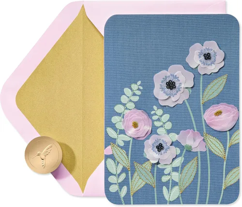 Miniatura 6 de Papyrus - Tarjeta en blanco (florales)