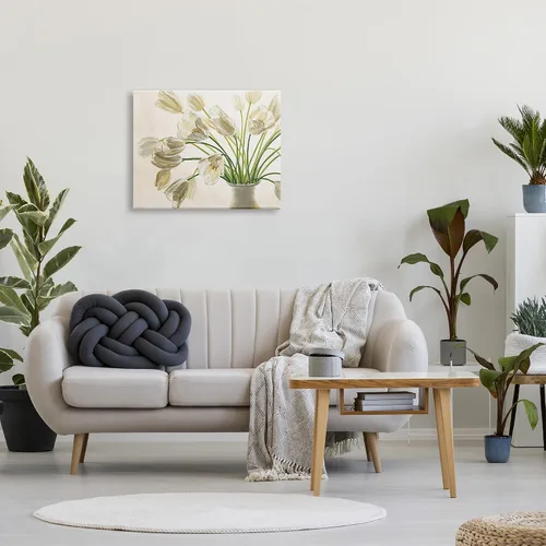 Miniatura 34 de Stupell Industries Lienzo decorativo para pared con diseño de pájaros y prado, diseño floral de Nan, 20 x 16 pulgadas
