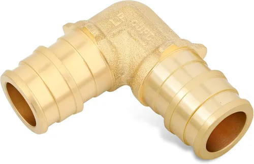 Miniatura 4 de PEX-A - Paquete combinado de accesorios de expansión – 1/2 pulgada en T y codo, paquete de 10 (5 T + 5 codos), latón sin plomo, compatible