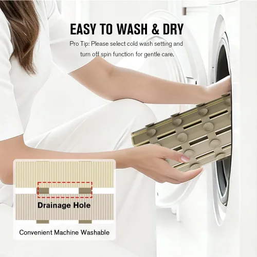 Miniatura 6 de MBOSS Tapete de ducha antideslizante para bañera, tapete de baño para ducha, tapete de baño para ducha, tapete de ducha antideslizante con orificio