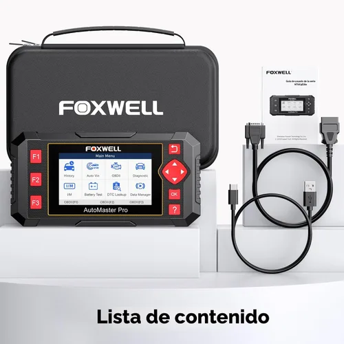 Miniatura 9 de FOXWELL Herramienta de diagnóstico del escáner OBD2 NT604, ABS/SRS/transmisión/comprobación del lector de código del motor para automóviles