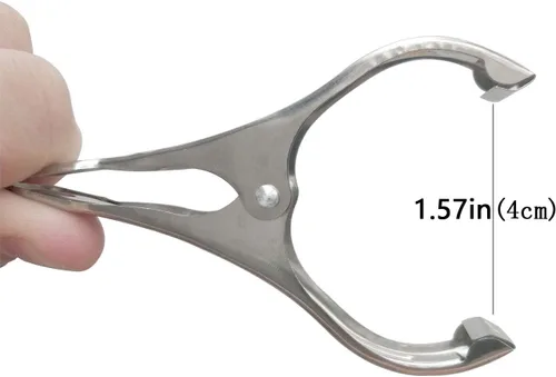 Miniatura 3 de Pinzas de metal para cubrir filas, paquete de 20 clips de toalla de piscina de acero inoxidable de 3.5 pulgadas, clips de silla para toallas