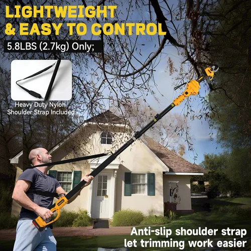 Miniatura 4 de Tijeras de podar eléctricas 2 en 1 inalámbricas para batería DeWALT de 20 V MAX, podadora de energía eléctrica máxima de 1.5 pulgadas, diámetro