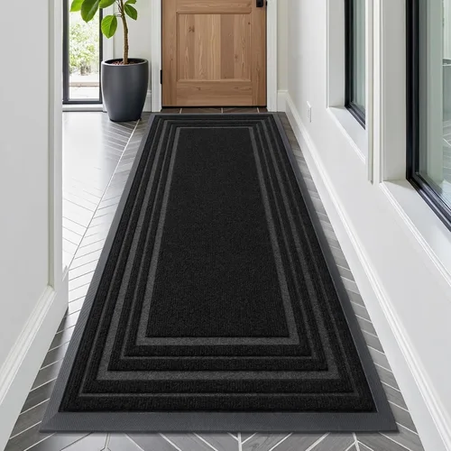 Miniatura 33 de Buganda Tapete para Puerta Delantera Entrada Interior y Exterior, Tapetes de Goma Natural Antideslizantes, Fácil de Limpiar, Perfil Bajo, Atrapa