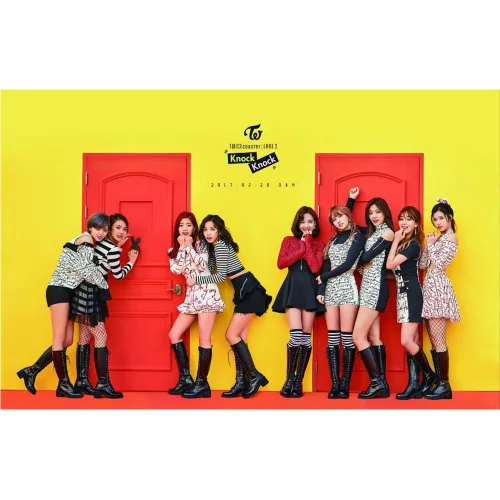 TWICE KPOP TWICEcoaster LANE2 [KNOCK KNOCK] Álbum especial CD + libro de fotos + tarjeta de fotos + pegatina + mercancías