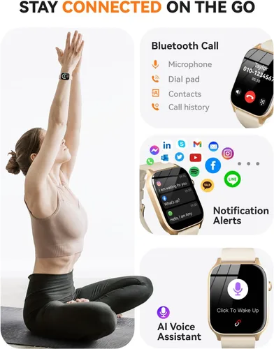 Miniatura 2 de Relojes inteligentes para mujeres y hombres, reloj de seguimiento de actividad física con 110 modos deportivos, contador de pasos/monitor