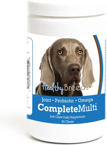 Miniatura 424 de Healthy Breeds Pug todo en uno multivitamínico suave masticable 60