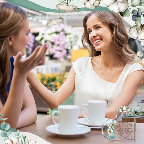 Miniatura 5 de Spiareal Regalo para Amiga Amistad Mujeres Amiga Amistad Cumpleaños Regalo de Ánimo Corazón de Acrílico Mariposa Recuerdo Pisapapeles para Casa