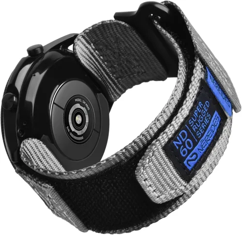 Miniatura 15 de Nereides Correa de reloj de nailon de 0.866 in compatible con Garmin Vivoactive 4/Forerunner 255 265 570/Venu 4 3 2, compatible con Amazfit GTR 4 3