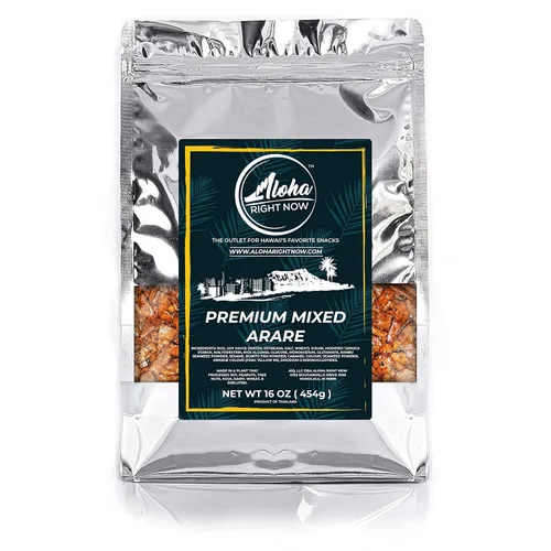 Miniatura 3 de Aloha Right Now Galletas de arroz arare mixtas prémium Mochi Crunch estilo japonés hawaiano mezcla de aperitivos asiáticos, 1 libra, 16 onzas
