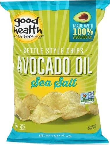 Miniatura 15 de Good Health Chips de barbacoa estilo hervidor de aceite de aguacate, bolsa de 5 onzas (4 bolsas)
