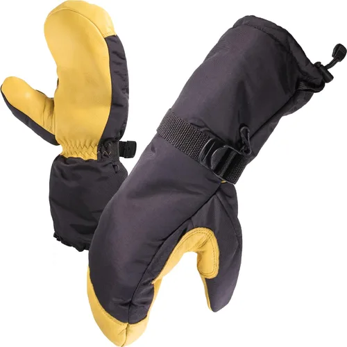 Miniatura 5 de SKYDEER Waterproof and Windproof Genuine Deerskin Leather Ski Gloves with 150g 3M Thinsulate Insulation (SD8648T)