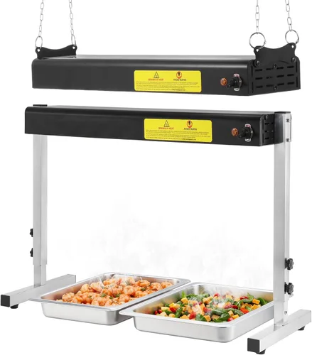 Miniatura 14 de Lámpara de calor de alimentos de 36 pulgadas, calentador de alimentos comercial de 1000 W, calentador de tiras eléctricas, lámpara de calefacción