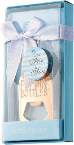 Miniatura 3 de 24 abrebotellas, recuerdo de baby shower para invitados, abrebiberones de oro rosa, regalos de boda, regalos de baby shower, regalos para invitados