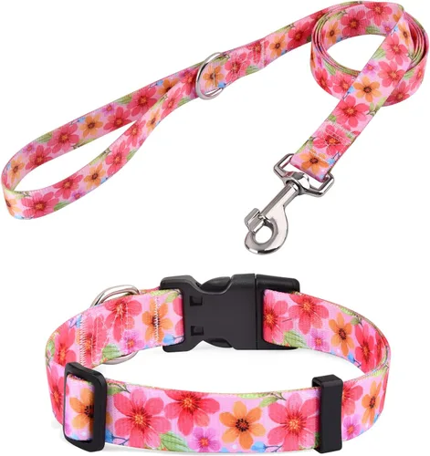 Miniatura 27 de Collar para Perros para Perros Pequeños y Gatos, Collar Suave y Cómodo para Mascotas para Perros Pequeños, Medianos y Grandes, Patrón Geométrico