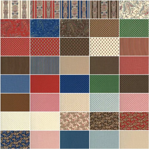 Miniatura 2 de Barbara Brackman Ladies' Legacy 40 Fat Quarters Moda Fabrics 8350AB