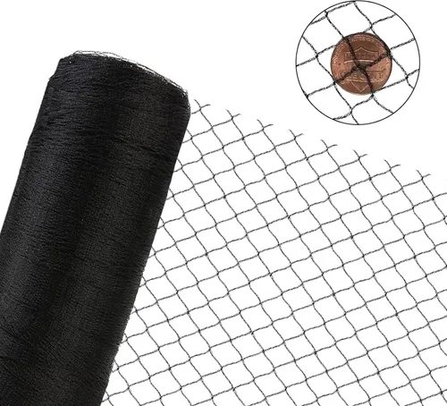 Red de ciervos de 7.5 x 65 pies, red de pájaros tejida fuerte de 1/2 pulgada para protección del jardín, red de pájaros para arbustos de arándanos,