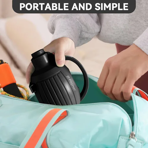Miniatura 5 de FBSPORT Bomba de aire para alfombrilla inflable, bomba de aire eléctrica de 600 W con 4 boquillas, inflado portátil y rápido AC110-120V, adecuada