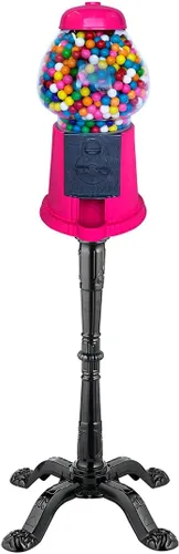 Miniatura 7 de Máquina clásica de chicle/dispensador de dulces, 9 pulgadas - negro