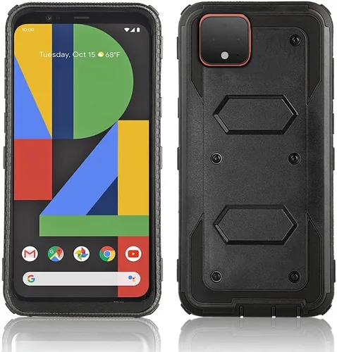 Miniatura 6 de Asuwish Funda para teléfono para Google Pixel 4 XL, híbrida, resistente, a prueba de golpes, a prueba de caídas, cuerpo completo, resistente, móvil