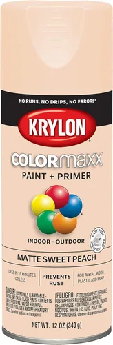 Miniatura 79 de Krylon K05599007 COLORmaxx Pintura en aerosol y base para uso en interiores y exteriores, color gris brillante para maquinaria, 12 onzas