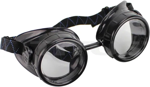 Miniatura 5 de TITUS Copa tipo C Marco de calidad industrial gafas de soldadura UV IR verde 5,7,8,9,10,11,12,13, o 14 filtro con estuche y almohadillas