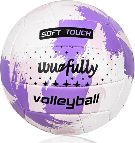 Miniatura 6 de Voleibol oficial tamaño 5, pelotas de voleibol suaves para patio trasero, playa, parque, juegos, práctica de voleibol para adolescentes