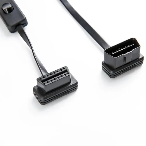 Miniatura 2 de bbfly -A6 ODB II ODB2 Splitter Extension Adaptador de cable de extensión de 16 pines (con interruptor)
