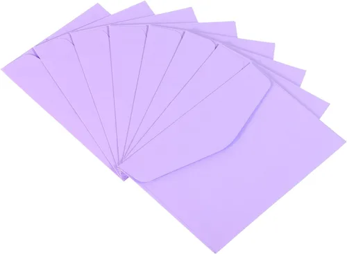 Miniatura 7 de PATIKIL Mini sobres, paquete de 24 mini sobres para tarjetas de regalo, tarjetas de visita para tarjetas de notas pequeñas, felicitación, boda